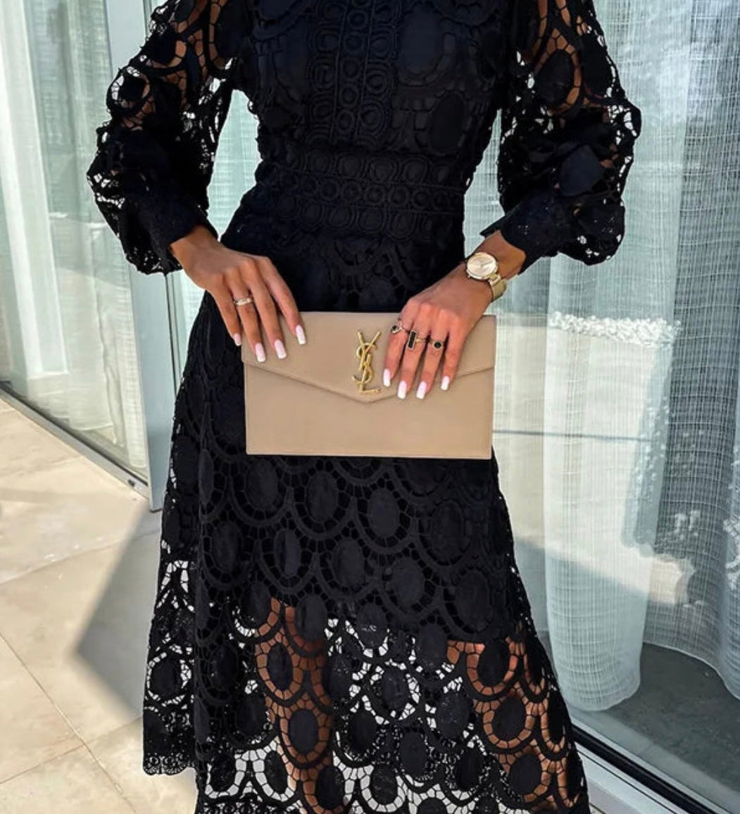Bellaire Lace Midi Dress