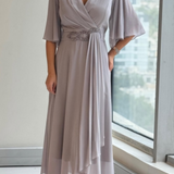 Savina V-Neck Maxi Dress