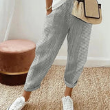 Sutton Striped Wide-Leg Pants