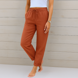 Harlow Breathable Wide-Leg Pants with Elastic Waist