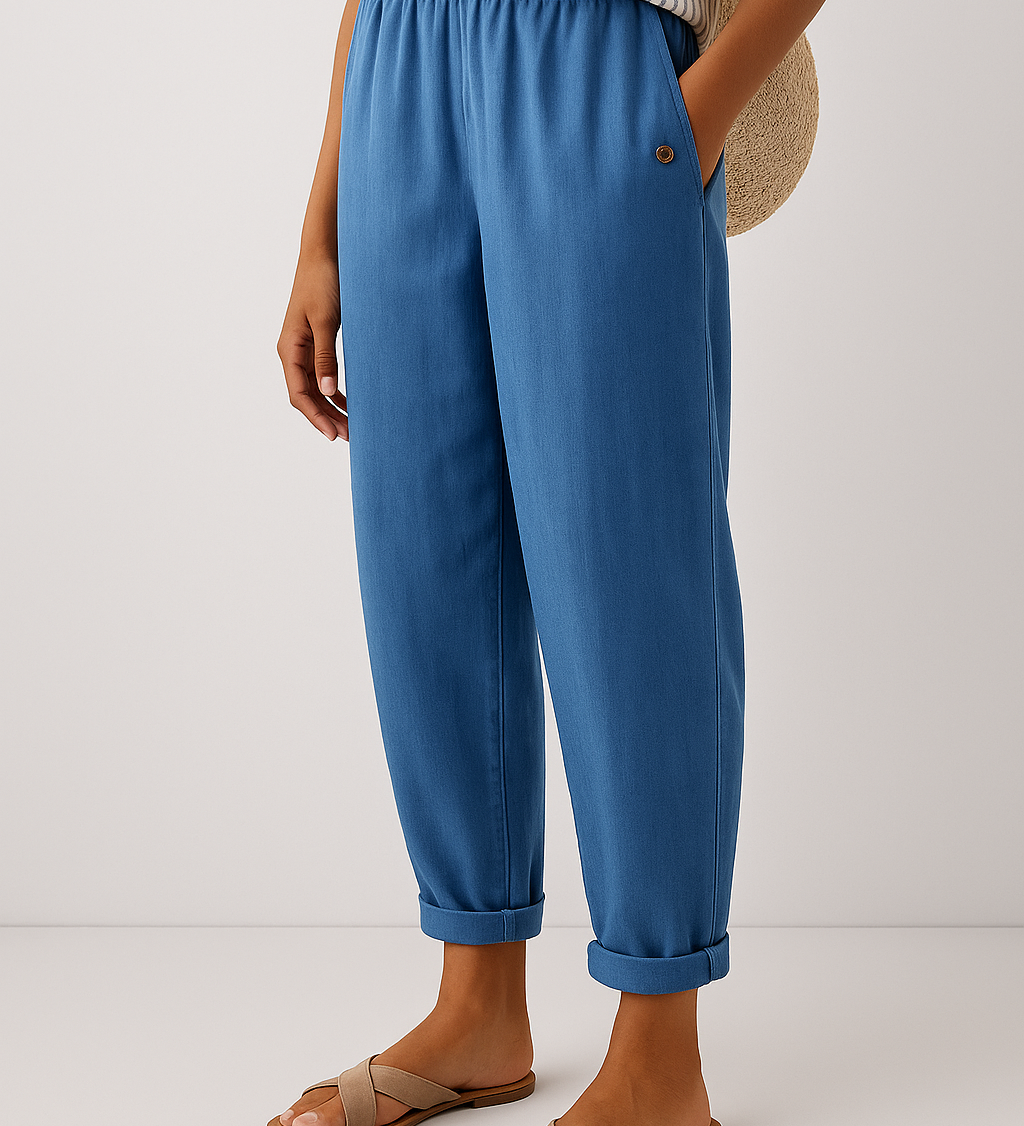 Halden Straight-Leg Pants With Side Pockets