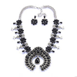 Celeste Turquoise Blossom Necklace Set