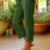Solana Lightweight Straight-Leg Trousers