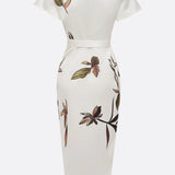 Callista Wrap Dress With Tie Belt