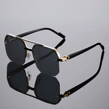 Nexus Rimless Geometric Sunglasses