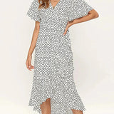 Valeria Floral V-Neck Maxi Dress
