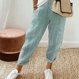 Sutton Striped Wide-Leg Pants