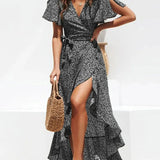 Valeria Floral V-Neck Maxi Dress