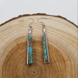 Celeste Vintage Turquoise Drop Earrings