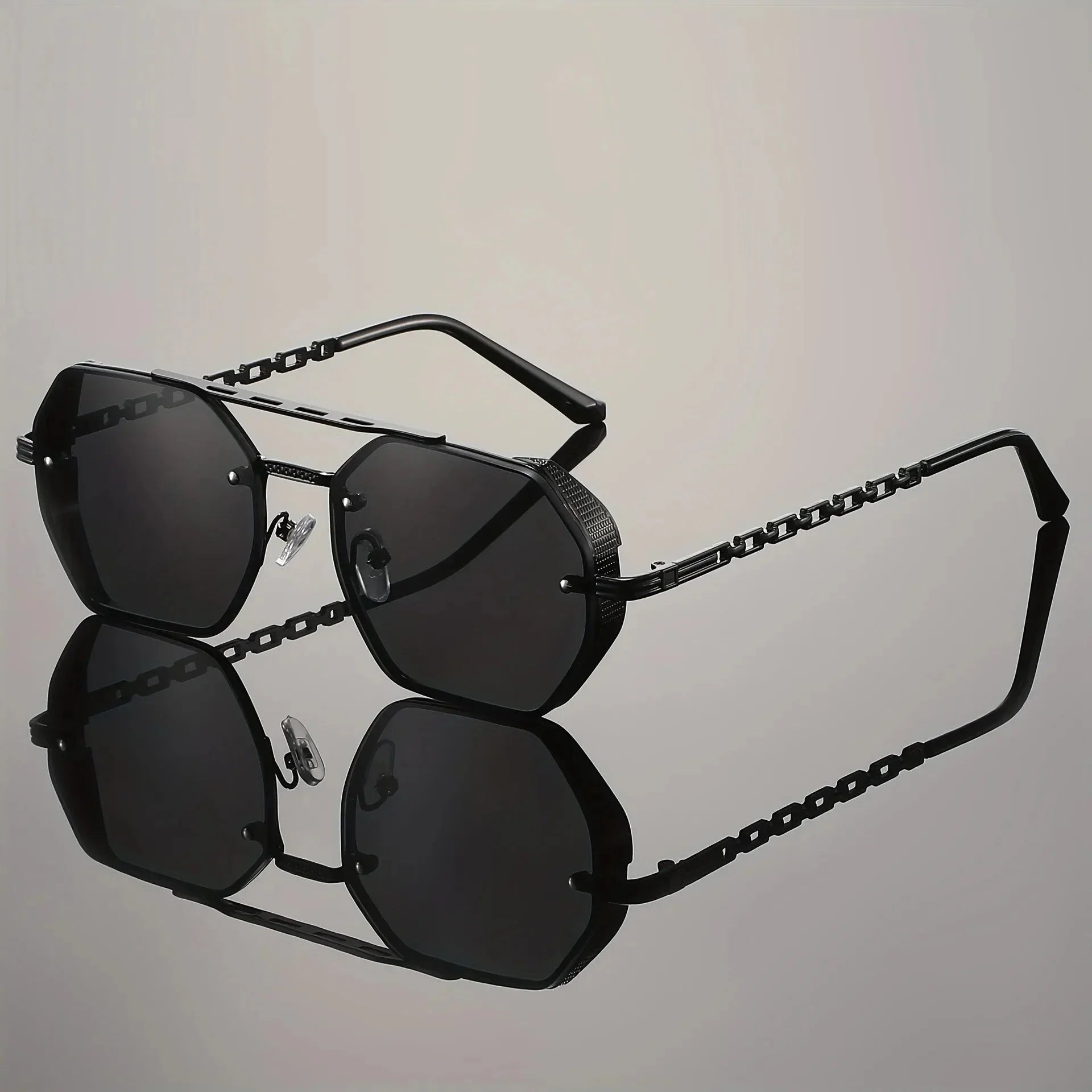 Monarch Gold-Accent UV400 Sunglasses