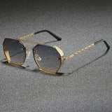 Marcello Hexagonal Metal Sunglasses