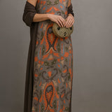 Ravenna Long Dress And Coat Matching Set