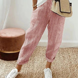 Sutton Striped Wide-Leg Pants