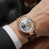 Hastings Skeleton Dial Moon-Phase Mechanical Watch