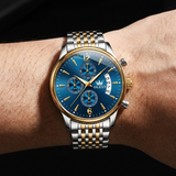 Caldwell Moon Phase Stainless Steel Watch