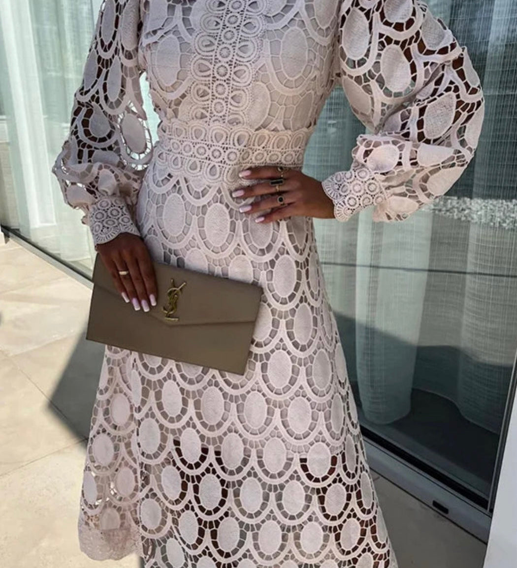 Bellaire Lace Midi Dress