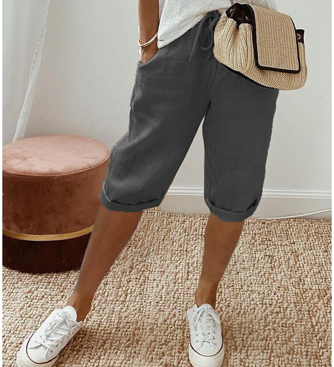 Brinley Lightweight Capri Pants