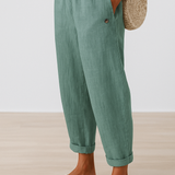 Halden Straight-Leg Pants With Side Pockets