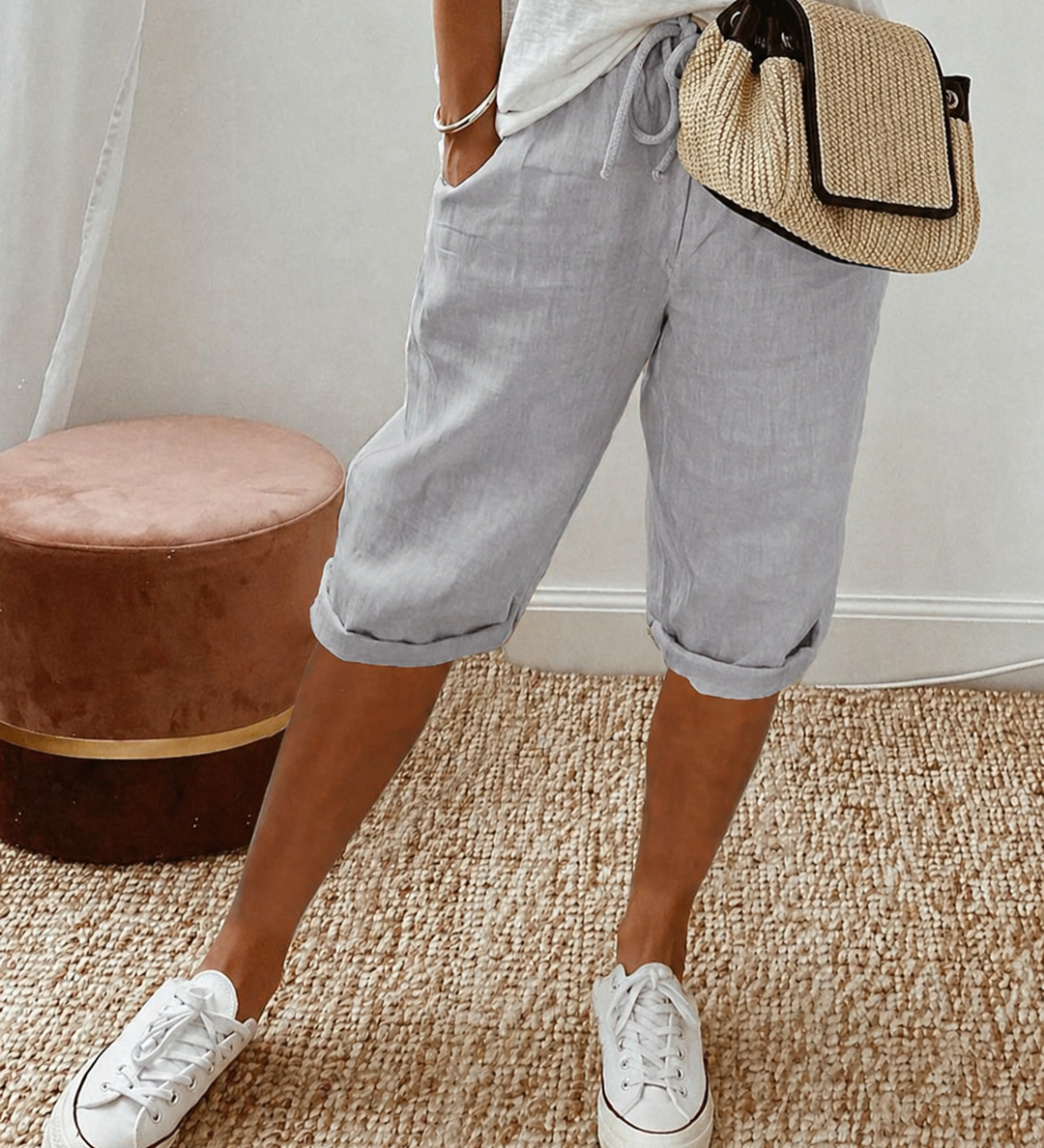 Brinley Lightweight Capri Pants