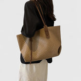 Astrid Woven Tote Bag