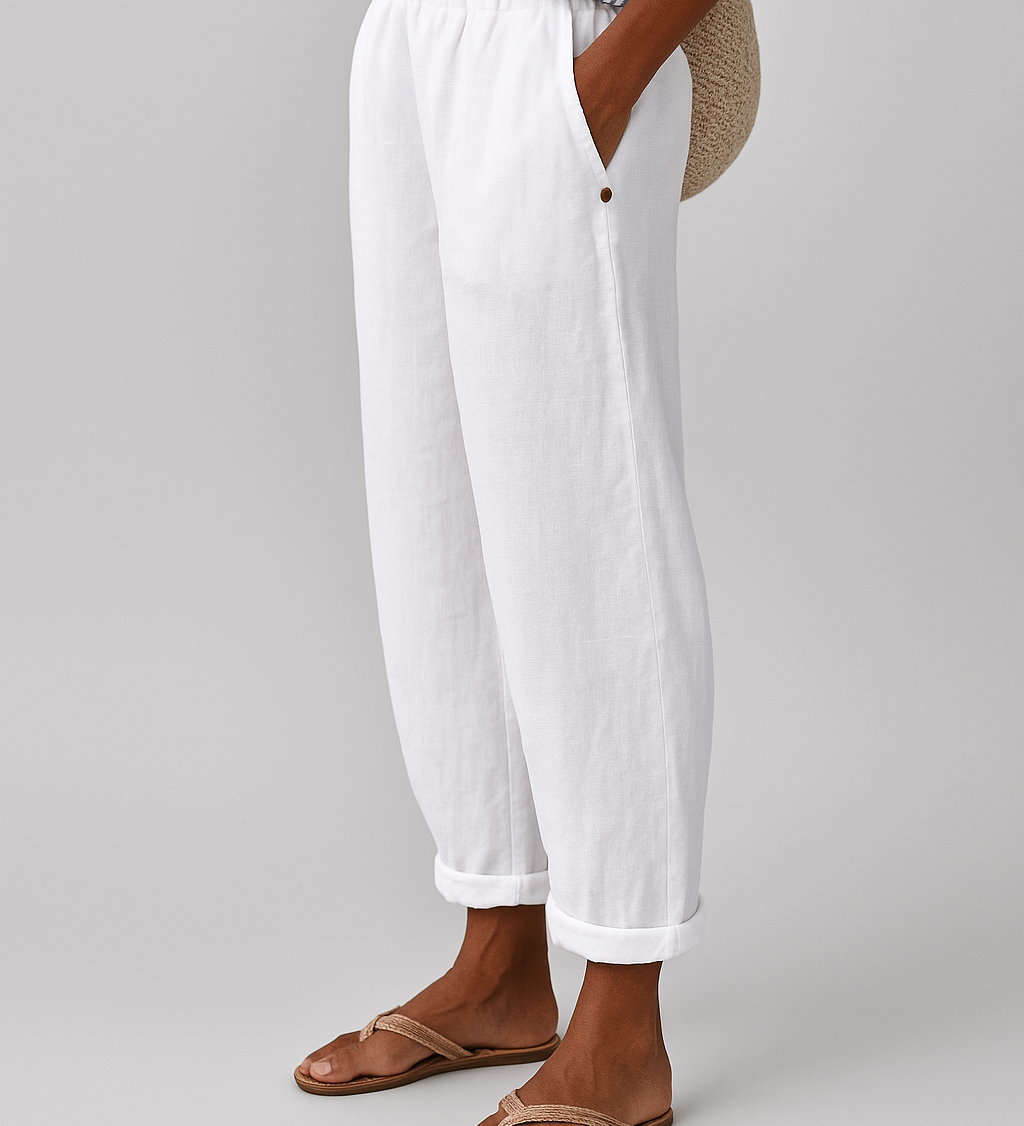 Halden Straight-Leg Pants With Side Pockets