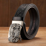 Harland Split Leather Western Buckle Belt