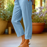 Solana Lightweight Straight-Leg Trousers