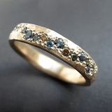 Celestia Multicolor Gold Ring