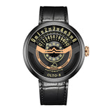 Veyron Automatic Mechanical Leather Watch