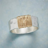 Solene Vintage Gold Thread Ring