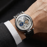 Hastings Skeleton Dial Moon-Phase Mechanical Watch