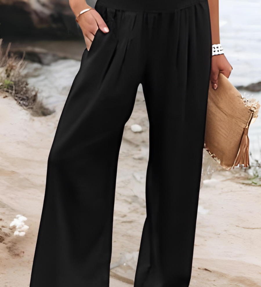 Havana Wide-Leg Beach Pants