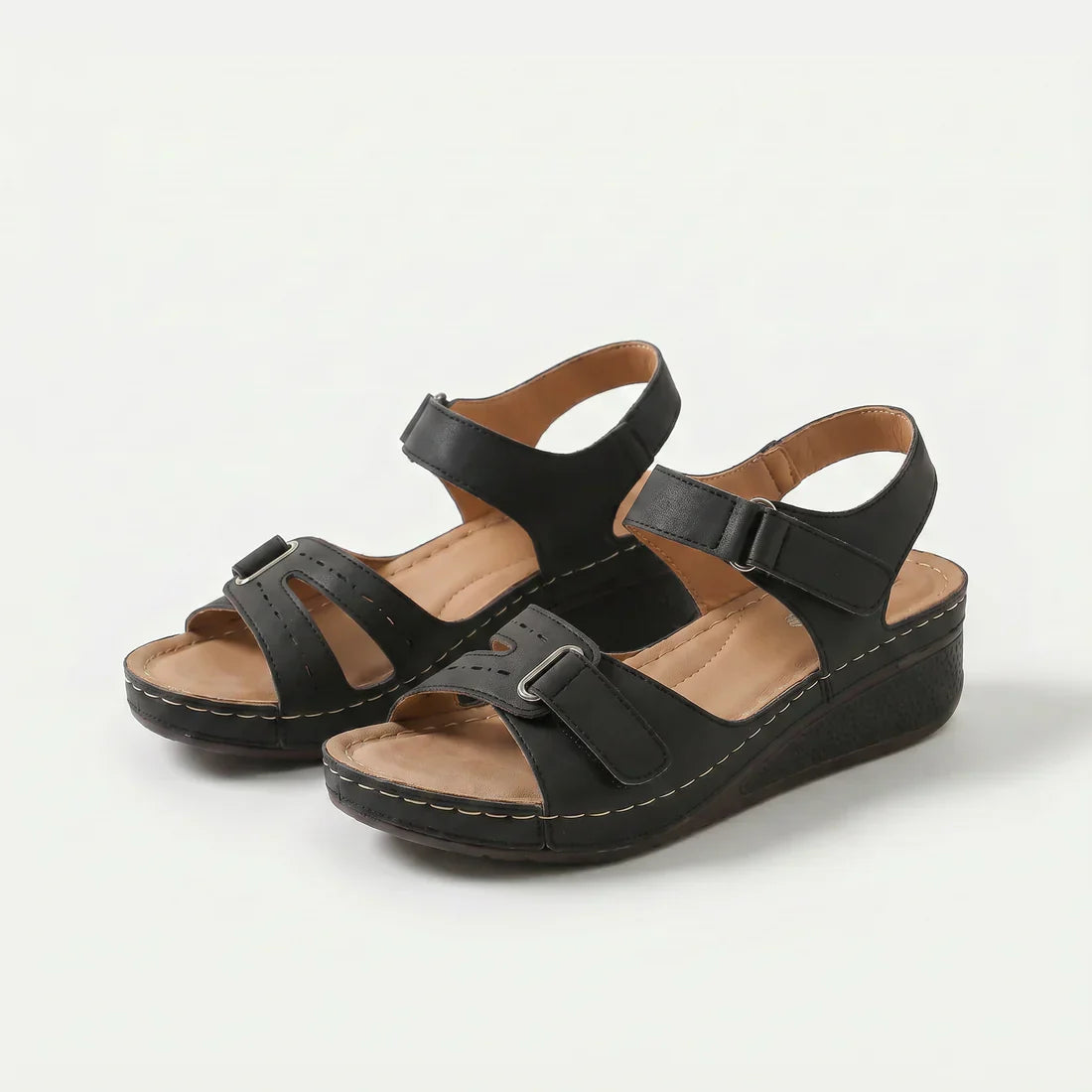 SANDY ORTHOPEDIC WEDGED SANDALS